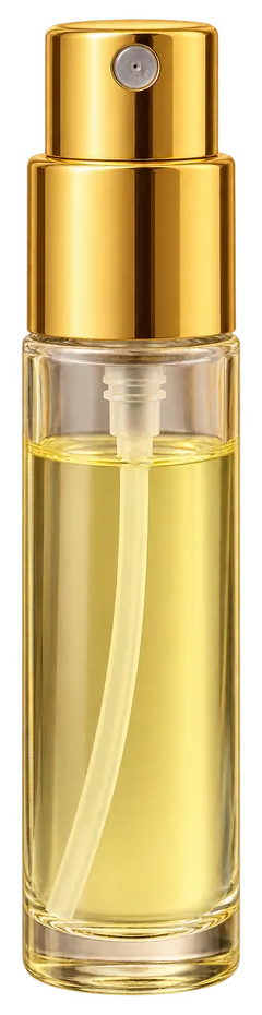 Lo spray di liquore al bergamotto, col tappo d’oro